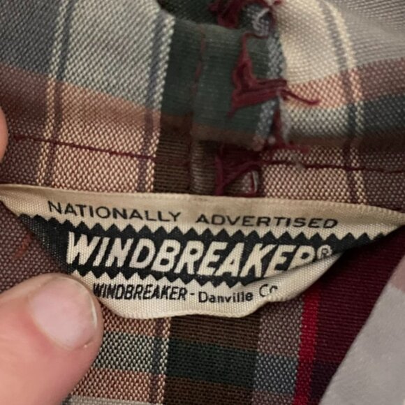 Vintage 1960s Danville Co. Plaid Madras Windbreaker Men’s Small USA Made - Picture 7 of 7